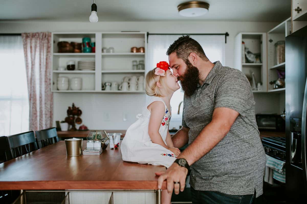 Father and daughter